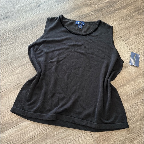 CHARTER CLUB plain top 🖤 - Picture 7 of 14